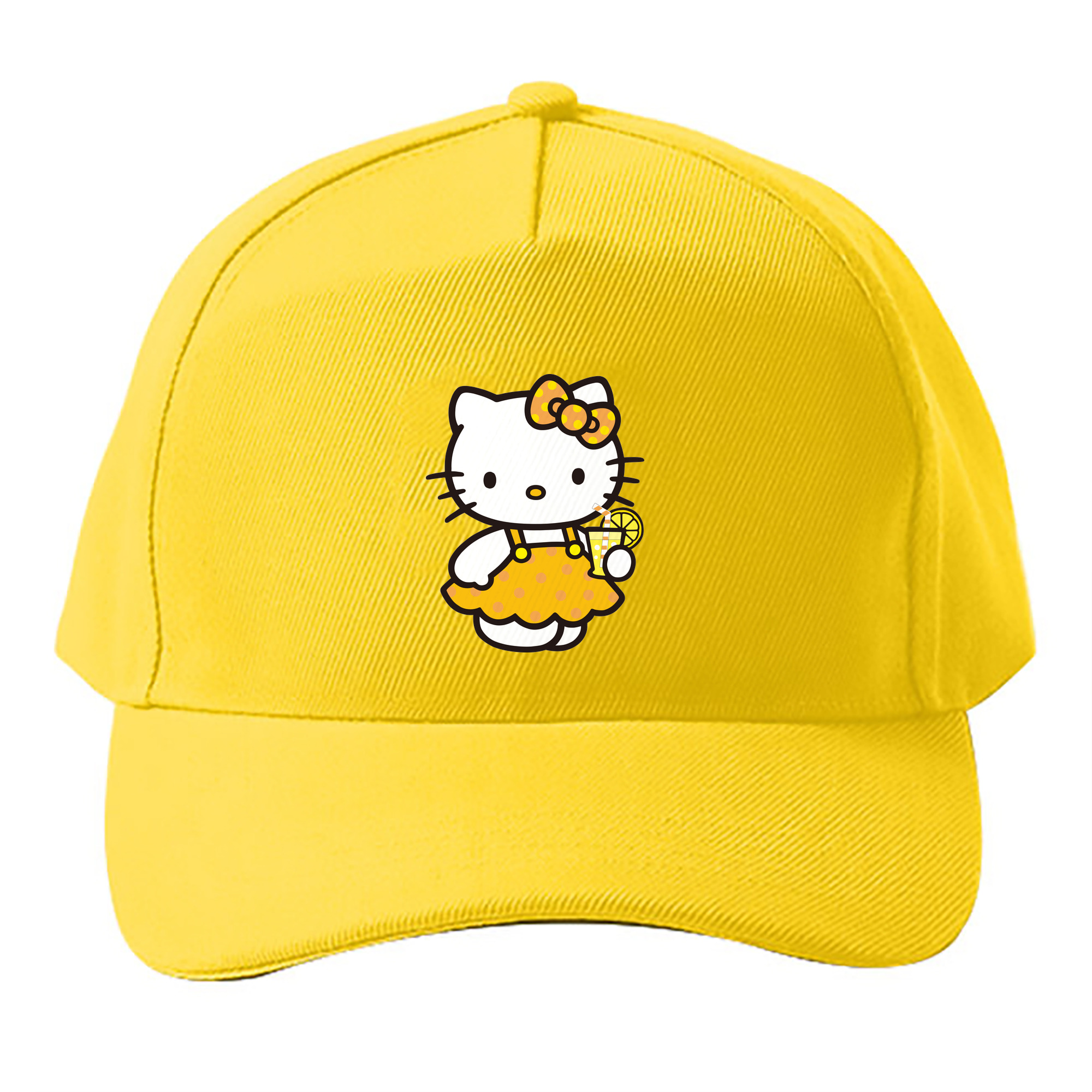 （画像用） Hello Kitty ハローキティ ベースボールキャップ 綿100％ 男女兼用 帽子 スポーツ